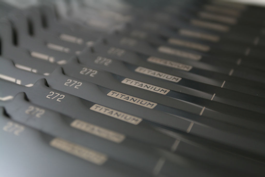 Lasermerkintä teriin